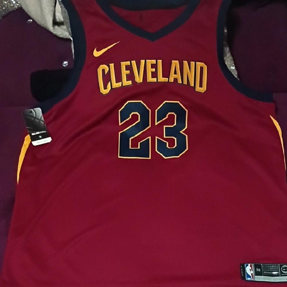 Cleveland Men Basketball Jersey - Red